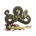 Sticker | Ax1Le (Gold) | Shanghai 2024 image 120x120