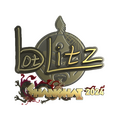 Sticker | bLitz (Gold) | Shanghai 2024 image 120x120