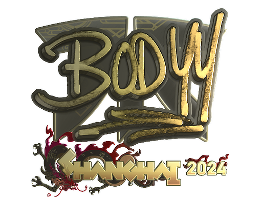 Pegatina | bodyy (Gold) | Shanghai 2024