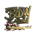 Sticker | bodyy (Gold) | Shanghai 2024 image 120x120