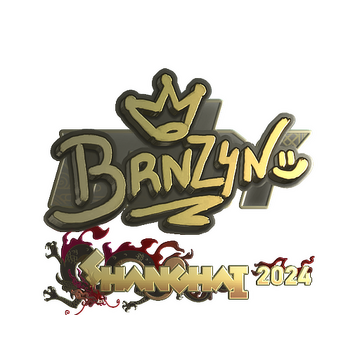 Sticker | brnz4n (Gold) | Shanghai 2024 image 360x360