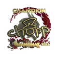 Sticker | chopper (Gold, Champion) | Shanghai 2024 image 120x120