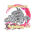 Sticker | chopper (Glitter, Champion) | Shanghai 2024 image 120x120