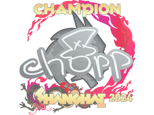 Adesivo | chopper (Champion) | Shanghai 2024