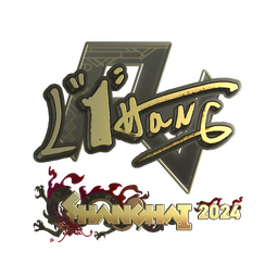 Sticker | L1haNg (Gold) | Shanghai 2024