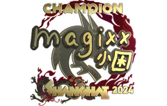 Sticker | magixx (Gold, Champion) | Shanghai 2024