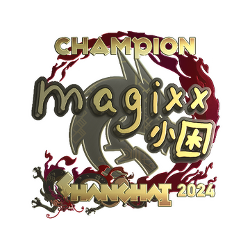 Sticker | magixx (Gold, Champion) | Shanghai 2024 image 360x360