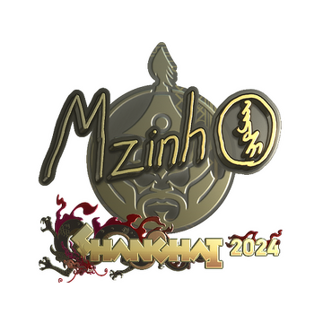 Sticker | mzinho (Gold) | Shanghai 2024 image 360x360