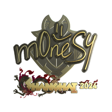 Sticker | m0NESY (Gold) | Shanghai 2024 image 360x360