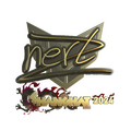 Sticker | NertZ (Gold) | Shanghai 2024 image 120x120