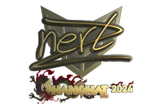 Sticker | NertZ (Gold) | Shanghai 2024