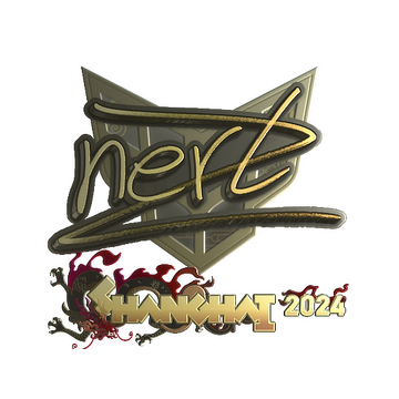 Sticker | NertZ (Gold) | Shanghai 2024 image 360x360