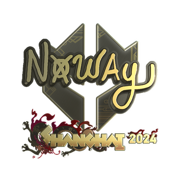 Sticker | noway (Gold) | Shanghai 2024 image 360x360