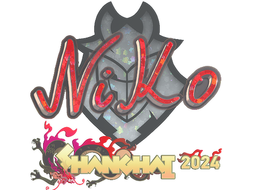 Adesivo | NiKo (Glitter) | Shanghai 2024