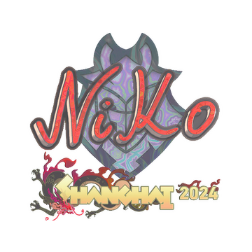 Sticker | NiKo (Holo) | Shanghai 2024 image 360x360