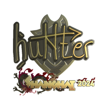 Sticker | huNter- (Gold) | Shanghai 2024 image 360x360