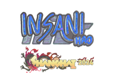Sticker | insani (Holo) | Shanghai 2024
