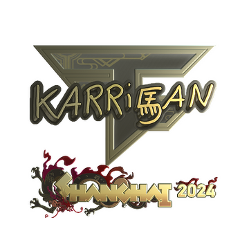 Sticker | karrigan (Gold) | Shanghai 2024 image 360x360