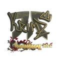 Sticker | KRIMZ (Gold) | Shanghai 2024 image 120x120