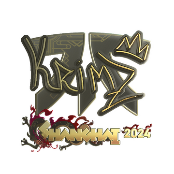 Sticker | KRIMZ (Gold) | Shanghai 2024 image 360x360