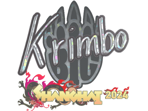 Sticker | Krimbo (Glitter) | Shanghai 2024