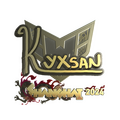 Sticker | kyxsan (Gold) | Shanghai 2024 image 120x120