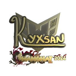 Sticker | kyxsan (Gold) | Shanghai 2024