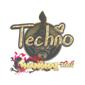 Sticker | Techno4K (Glitter) | Shanghai 2024 image 120x120