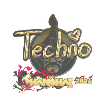 Sticker | Techno4K (Glitter) | Shanghai 2024 image 360x360