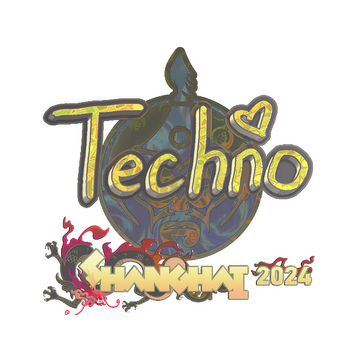 Sticker | Techno4K (Holo) | Shanghai 2024 image 360x360