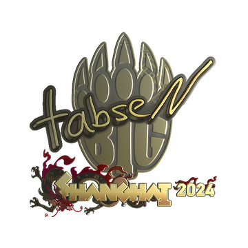 Sticker | tabseN (Gold) | Shanghai 2024 image 360x360