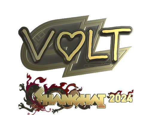 Sticker | volt (Gold) | Shanghai 2024