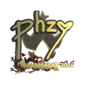 Sticker | phzy (Gold) | Shanghai 2024 image 120x120