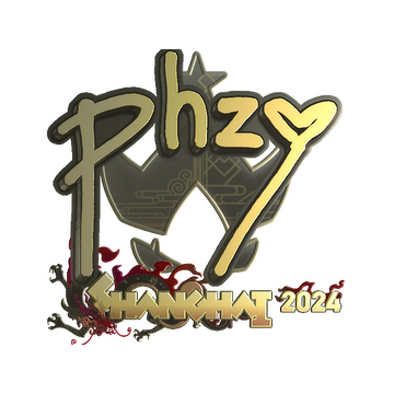 Sticker | phzy (Gold) | Shanghai 2024 image 360x360