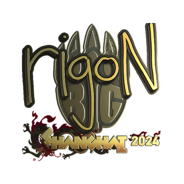 Sticker | rigoN (Gold) | Shanghai 2024 image 360x360