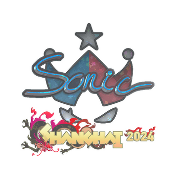 Sticker | Sonic (Glitter) | Shanghai 2024 image 360x360