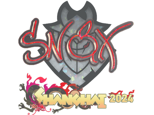 스티커 | Snax (Glitter) | Shanghai 2024
