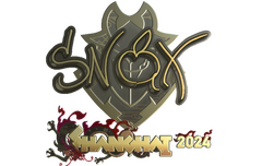 Sticker | Snax (Gold) | Shanghai 2024