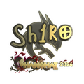 Sticker | sh1ro (Gold) | Shanghai 2024 image 120x120