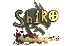 Sticker | sh1ro (Gold) | Shanghai 2024