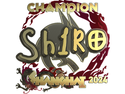 Autocolante | sh1ro (Gold, Champion) | Shanghai 2024