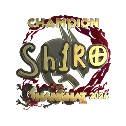 Sticker | sh1ro (Gold, Champion) | Shanghai 2024