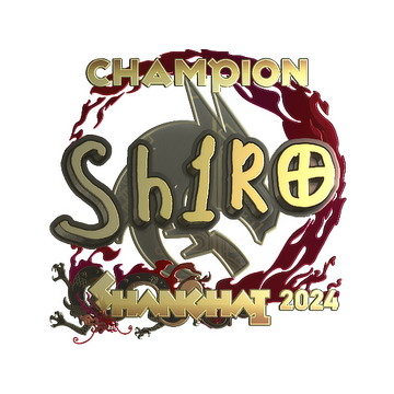 Sticker | sh1ro (Gold, Champion) | Shanghai 2024 image 360x360