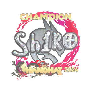 Sticker | sh1ro (Glitter, Champion) | Shanghai 2024 image 360x360