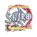 Sticker | sh1ro (Holo, Champion) | Shanghai 2024 image 120x120