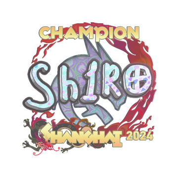 Sticker | sh1ro (Holo, Champion) | Shanghai 2024 image 360x360