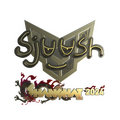 Sticker | sjuush (Gold) | Shanghai 2024 image 120x120