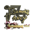 Sticker | Summer (Gold) | Shanghai 2024 image 120x120