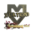 Sticker | xertioN (Gold) | Shanghai 2024 image 120x120