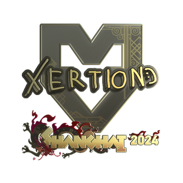 Sticker | xertioN (Gold) | Shanghai 2024 image 360x360